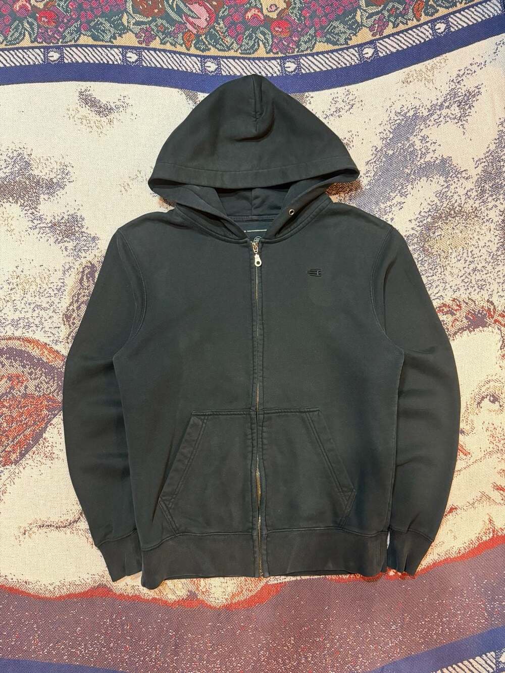Black Brody Blank Full Zip Hoodie